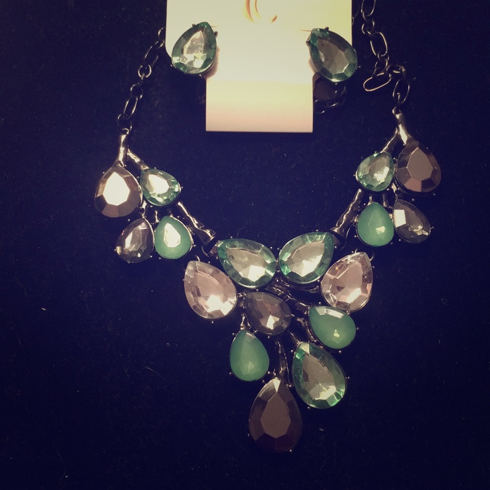 Earring and Statement Necklace set NWT